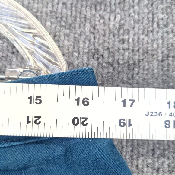 Wrangler Men's Denim Jeans Solid Blue 32x31 5-Pocket 100% Cotton - Picture 12 of 13